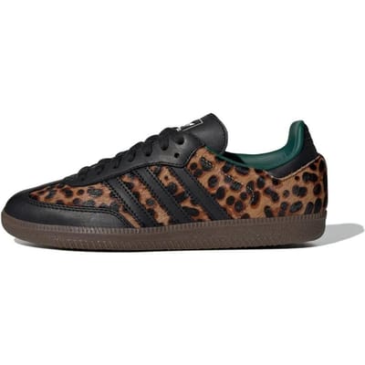 adidas Samba OG Cheetah Pack - Collegiate Green Dames Sneakers Bruin Core-Black Crème-Wit JI2735 36⅔ black