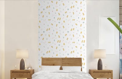 Behang - Fotobehang Eend - Baby - Dieren - Breedte 120 cm x hoogte 240 cm