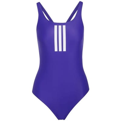 Adidas Performance 3-Stripes V-Back Badpak - Dames - Paars