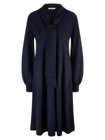Tricotjurk lange mouwen Van Peter Hahn blauw