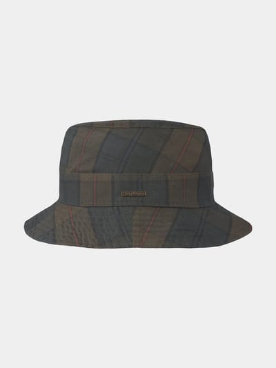 Desmond - Katoenen wax bucket - Olijf groen