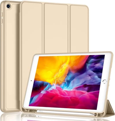Hoesje geschikt voor iPad Air 2/1 9.7 inch 2013/2014 Hoes Standaard Tri Fold Case Smart Cover