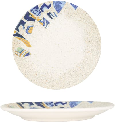 Kütahya Porselen Dessertbord - Serenita - Porselein - 19 cm - set van 6