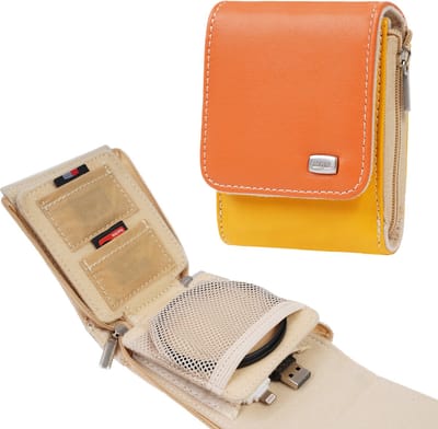 Hama Geheugenkaarthoesje oranje voor geheugenkaarten + accessoires