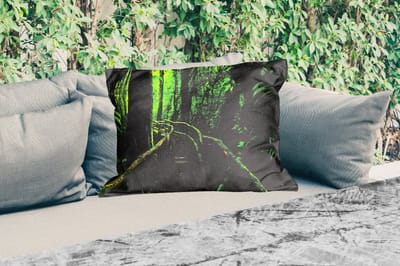 Buitenkussens - Jungle - Brug - Mos - Natuur - Tropisch - 60x40 cm - Weerbestendig