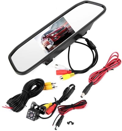 Dailygoody - Mirror Dash Cam - Achteruitkijkspiegelcamera - 4,3 Inch