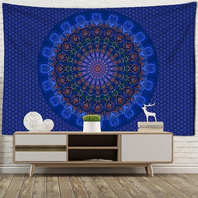 Mandala Wandkleed Bohemian Indiase Hekserij Hippie Psychedelische Kamer Slaapkamer Huis Kunst Decoratie 95x70cm
