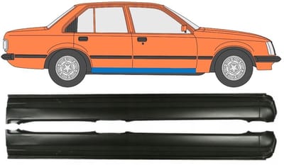 Volledige dorpel voor Opel Rekord E 1977-1986 / Links + Rechts / Set