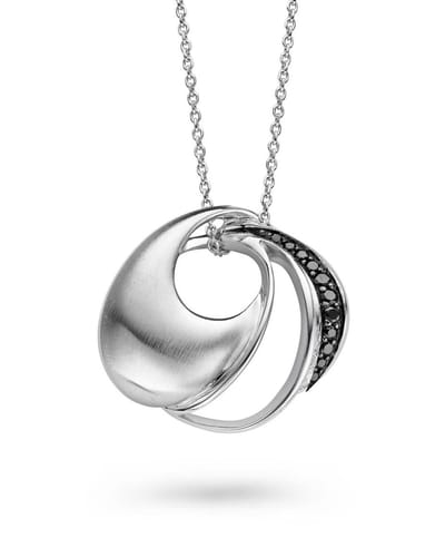 Orphelia ZH-4675 - Ketting met hanger - Zilver 925 - Zirkonia - 45 cm