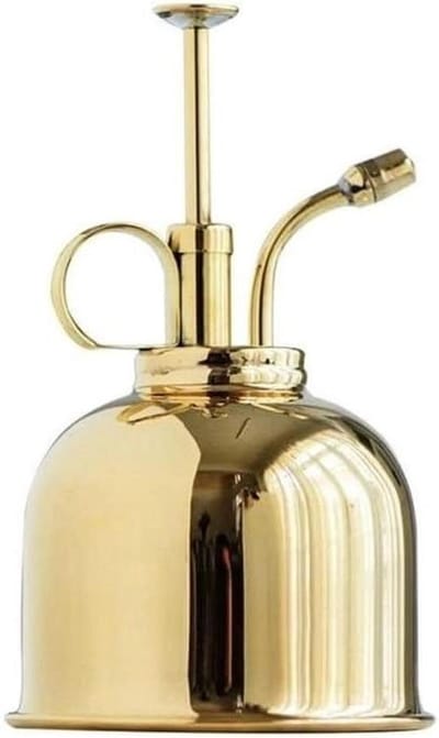 Messing Gieter - Spray Fles - Planten Water Geven - Verfijnde Stijl - 300ml Capaciteit - Messing