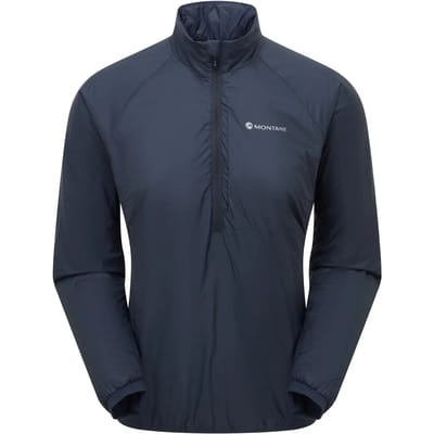 Montane Fortes Nano Fleece Met Halve Rits Blauw S Vrouw