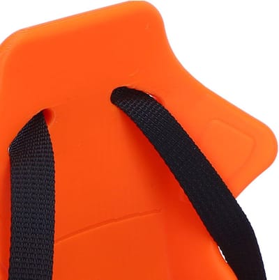 Poppendrager Fietsstoeltje - Poppenstoel Kinderfiets - Poppen Vervoeren - Verstelbare Riemen - 35 x 23 x 10 cm - Oranje