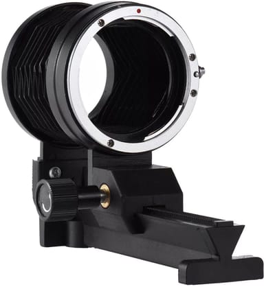 Geschikt voor - Een macrotelescopische balgfocusseringseenheid. Geschikt voor - Canon EF-mountlens voor EOS-camera's.