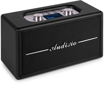 Retro speaker - Audizio Tune60 - Bluetooth speaker - Met afstandsbediening - 40W - Zwart