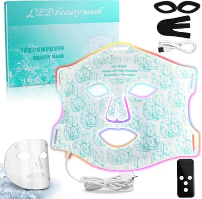 LED Gezichtsmasker met Infrarood Therapie voor Huidverjonging en Anti-Rimpel