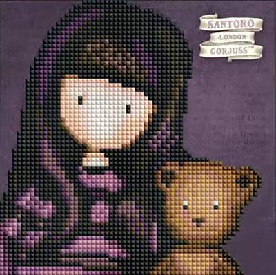 Vervaco - Diamond painting wenskaart kit - Gorjuss My friend - PN-0194294 - - Borduurpakket volwassenen - Borduurpakket kind