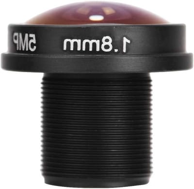 Groothoek Lens - Fisheye Camera - Beveiliging Opnemen - 180 Graden Zicht - 1.8mm Brandpuntsafstand - Zwart