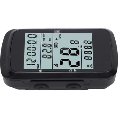 GPS Draadloze Fietscomputer met 2.4 Scherm Waterdichte Fietsen Mountainbike Kilometerteller Snelheidsmeter gray