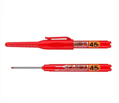 Diepgat markeerstift rood