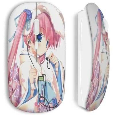 Souris sans fil kawaii girl music