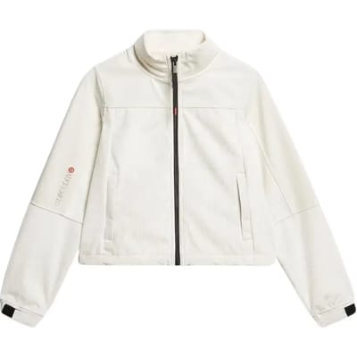 Superdry Klassieke Trekker-jas met Capuchon Wit Grootte: 36