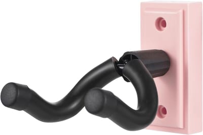 Gitaar Wandhanger - Muziekinstrument Houder - Instrument Ophangen - Met Siliconen Vulling - Universeel - Roze