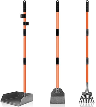 Verstelbare Poep Schepper voor Honden | 3-Pack Afval Verwijdering Set | Ideaal voor Gazons en Grind