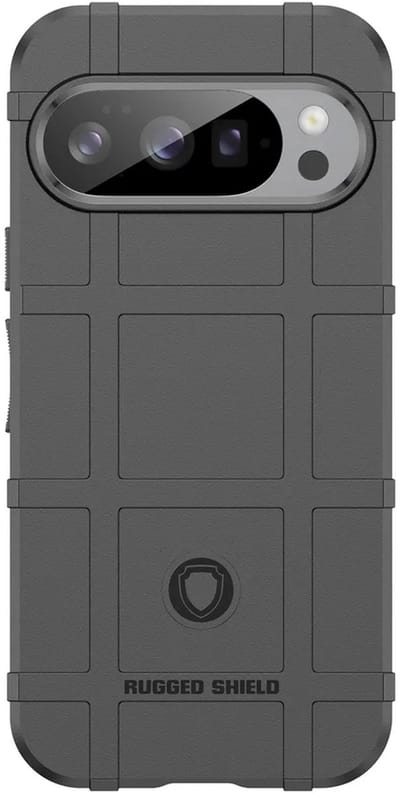 MobyDefend Hoesje - Geschikt voor Google Pixel 10 / Google Pixel 10 Pro - Rugged Shield TPU Backcover - Zwart
