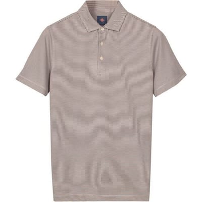Baileys Polo Yarn Dyed Small Stripe Stone Grey / male