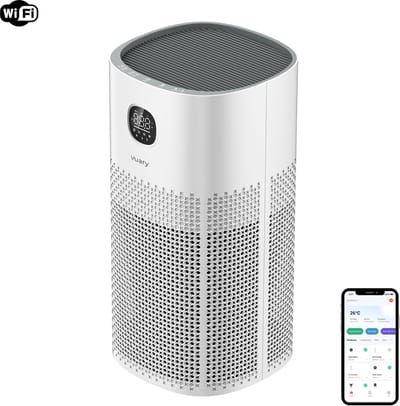 Vuary A6 Slimme Luchtreiniger - Luchtreinigers - Air purifier - Luchtreiniger met HEPA filter - Smart WiFi Bediening via App - Lage Geluidsproductie