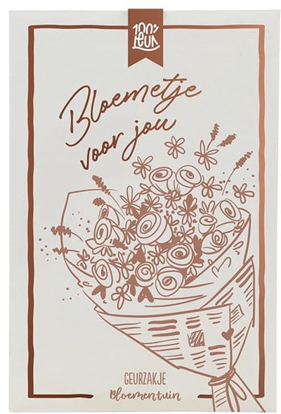 100%LEUK - Geurzakje - Bloemetje voor jou
