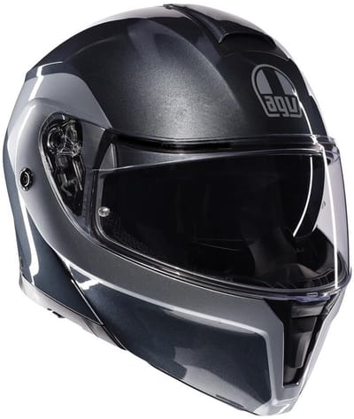 AGV Streetmodular systeemhelm Levico grijs zilver M