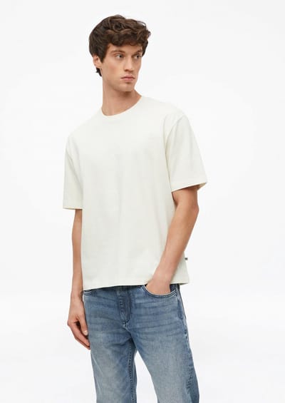 s.Oliver - male - T-shirt van zware jersey in een moderne pasvorm