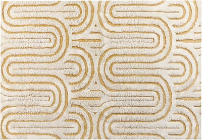 PERAI - Vloerkleed - Gebroken wit - 160 x 230 cm - Katoen