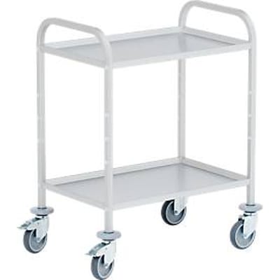Serveerwagen, aluminium geanodiseerd, L 820 x B 565 x H 975 mm