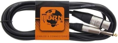 Microfoon Kabel - XLR Kabel Jack Kabel - Muziek Opnemen - Zuurstofvrij Koper - 3 meter - Zwart