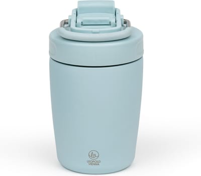 Leopold Vienna - Koffiebeker RVS thermosfles Moshi - Mint - 350ml