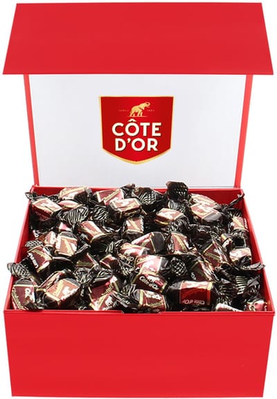 Côte d'Or chocolade cadeau met Chokotoff in luxe magneetdoos - 2000g