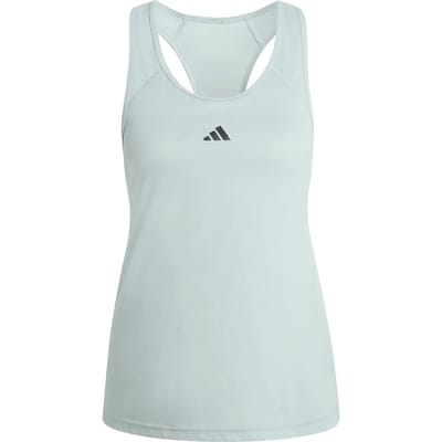 Adidas Performance Train Essentials Minimal Branding Racerback Tanktop - Dames - Groen