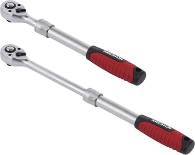 Kreator KRT503007 Ratelsleutel - 1/2" Uitschuifbaar - 72T