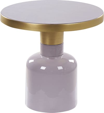 LOMITA - Bijzettafel - Violet - Metaal