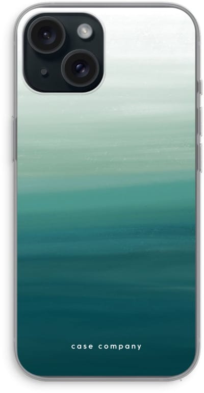 Case Company® - Hoesje geschikt voor iPhone 15 hoesje - Ocean - Soft Cover Telefoonhoesje - Bescherming aan alle Kanten en Schermrand