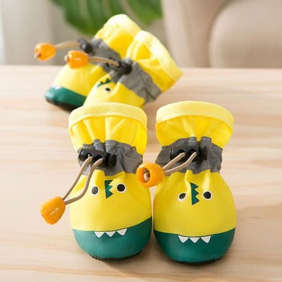 Schoenen met zachte zool en krokodillenprint voor puppy's, geschikt voor de zomer, om te beschermen tegen vuil op de tenen van teddyhonden, kleine puppy's, en als voetbeschermers voor de lente en de herfst. L