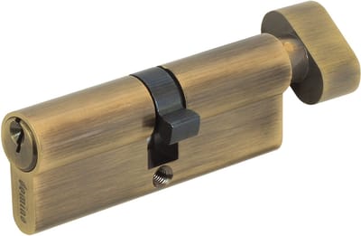 Domino DMO 31/31K - Knopcilinder - Brons - Profielcilinder met 3 sleutels - Veiligheidsslot