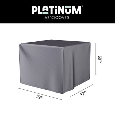 Platinum AeroCover - Loungetafelhoes - 99x99xH60cm - Ademend - Waterproof - Hoge kleurechtheid