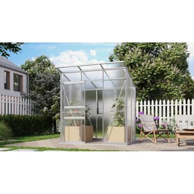 Vitavia Tuinkas Kit Palma - Aluminium Polycarbonaat - 6mm - 167,2x195,8x11,5cm - Aluminium