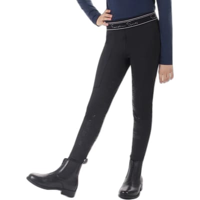 QHP - Rijlegging Eden - Full Grip - Kids - Zwart - 140