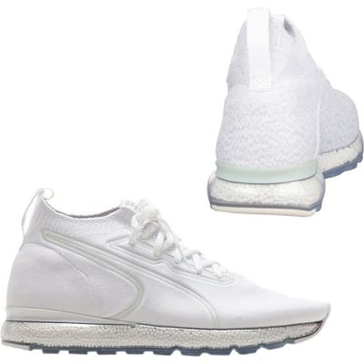 Puma Jamming evoKNIT Heren Veterschoenen Sok Stijl Wit 190629 06 B86C