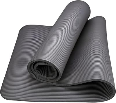 ROMIX Yogamat 15 mm - Extra Dik Antislip Oefenkussen voor Thuis en Reizen - 183 cm, Hoge Dichtheid, Latexvrij, Milieuvriendelijk