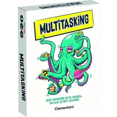 Clementoni - Multitasking - Gezelschapspel - Kaartspel - Familiespel - Klein cadeau - Vanaf 12 jaar